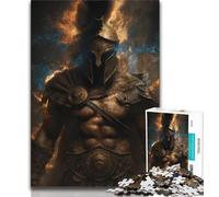 1000 Pieces Jigsaw Puzzle for Adults& Teens Ancient Gladiator Warrior Teenager Jigsaw,Classic Educational Games Beautiful Decoration (size 75x50cm)