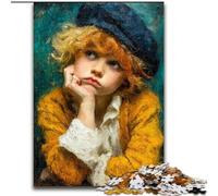 1000 Pieces Jigsaw Puzzle For Adults Teens Angry Little Boy, Family Game Stress Reliever Difficult Challenge Enhance Love between Couples (size 50x75cm)