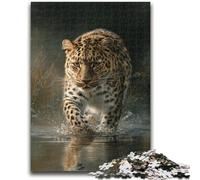 1000 Pieces Jigsaw Puzzle for Adults& Teens Animal Cheetah 1000 Pieces for Adults,Fun Activity for Home, Rainy Days Toys, Birthday Gifts (26x38cm)