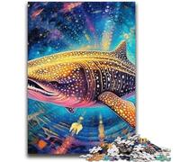 1000 Pieces Jigsaw Puzzle for Adults& Teens Animal Colourful Whale Adult Jigsaw,Stress Reliever Difficult Challenge Secret Santa Gifts (26x38cm)