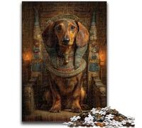 1000 Pieces Jigsaw Puzzle For Adults Teens Animal Dachshund Teenager Puzzles,Educational Toy Funny Family Games Unique Home Decor (38x26cm)