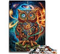 1000 Pieces Jigsaw Puzzle for Adults& Teens Animal Fantasy Owl for Educational Game Challenge Toy Deal As Gifts for The Whole Family 26x38cm