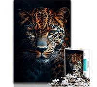 1000 Pieces Jigsaw Puzzle For Adults Teens Animal Leopard 1000 Piece Jigsaw,Birthday Present, Gifts, Wall Art for Ages 14+ (size 75x50cm)