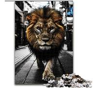1000 Pieces Jigsaw Puzzle For Adults Teens Animal Lion, Train Your Brain And Hands Unique Birthday And Gifts for Age 14+ (Size 26x38cm)