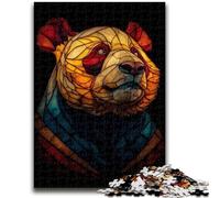 1000 Pieces Jigsaw Puzzle for Adults& Teens Animal Panda Art for Educational Game Challenge Toy Unique Home Decor And Gifts 26x38cm