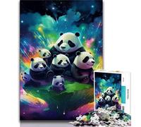 1000 Pieces Jigsaw Puzzle For Adults Teens Animal Panda,Brain Intelligence Challenge Addictive Toys Birthday Present,Gifts,Wall Art (38x26cm)