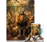 1000 Pieces Jigsaw Puzzle For Adults Teens Animal Party,Brain Intelligence Challenge Addictive Toys Birthday Present,Gifts,Wall Art (38x26cm)