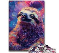 1000 Pieces Jigsaw Puzzle For Adults Teens Animal Sloth Puzzles for Adults,Relax Games Is Ideal As A Gift for The Whole Family (38x26cm)