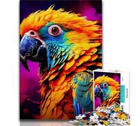1000 Pieces Jigsaw Puzzle for Adults& Teens Animals Birds Parrots,Stress Reliever Staycation Kill Time Parent-child Interaction (38x26cm)