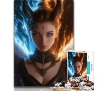 1000 Pieces Jigsaw Puzzle for Adults& Teens Anime Angel Girl Puzzles for Teenagers,Secret Santa Gifts for Age 14 Years Up 38x26cm