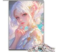 1000 Pieces Jigsaw Puzzle For Adults Teens Anime Angel Girl, Train Your Brain And Hands Unique Birthday And Gifts for Age 14+ (Size 26x38cm)