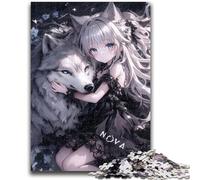 1000 Pieces Jigsaw Puzzle for Adults& Teens Anime Demon Girl Challenging Game And Family Play A Work of Art for Age 14 50X75CM