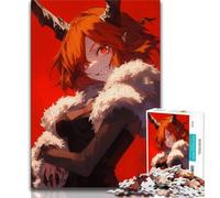 1000 Pieces Jigsaw Puzzle For Adults Teens Anime Demon Girl,Learning Educational Toys Family Games Unique Birthday And Gifts (75x50cm)