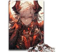 1000 Pieces Jigsaw Puzzle For Adults Teens Anime Devil Boy Puzzles for Adults,Stress Reliever Staycation Kill Time Wishlist with Santa Claus (50x75cm)