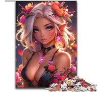 1000 Pieces Jigsaw Puzzle For Adults Teens Anime Elf Girl,Family Entertainment Toys Is Ideal As A Gift for The Whole Family 50x75cm