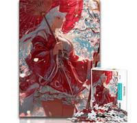 1000 Pieces Jigsaw Puzzle For Adults Teens Anime Fox Girl 1000 Piece Puzzle,Game Toys Every Piece Is Unique - Challenging Family Fun Game (size 38x26cm)