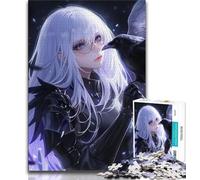 1000 Pieces Jigsaw Puzzle For Adults Teens Anime Girl Crow,Toys Educational Games Stress Relieving Great Gifts And Toys (75x50cm)