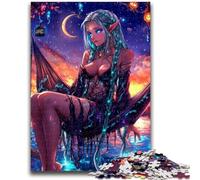 1000 Pieces Jigsaw Puzzle For Adults Teens Anime Girl Help The Brain Exercise Addictive Toys to Cultivate Patience Artists Collection, Fine Art 50x75cm