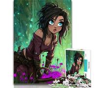 1000 Pieces Jigsaw Puzzle for Adults& Teens Anime Girl Puzzles for Teenagers,Secret Santa Gifts for Age 14 Years Up 38x26cm