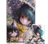 1000 Pieces Jigsaw Puzzle For Adults Teens Anime Girl Wizard Teenager Jigsaw,Classic Educational Games Beautiful Decoration 38x26cm