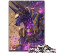 1000 Pieces Jigsaw Puzzle For Adults Teens Anubis The Egyptian God Puzzles for Teenagers,Educational Games Home Decoration Unique Home Decor And Gifts (50x75cm)