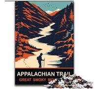 1000 Pieces Jigsaw Puzzle For Adults Teens Appalachian Trail,Toys Educational Games Stress Relieving Great Gifts And Toys 38x26cm