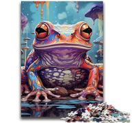 1000 Pieces Jigsaw Puzzle for Adults& Teens Art Animal Frog Adult Puzzles,Family Game Stress Reliever Difficult Challenge Suitable for Couples (50x75cm)