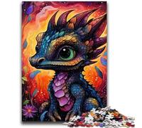 1000 Pieces Jigsaw Puzzle for Adults& Teens Art Dragon Baby Adult Jigsaw,Birthday Present, Gifts, Wall Art for Age 14 Years Up (38x26cm)