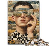 1000 Pieces Jigsaw Puzzle for Adults& Teens Art Human Stress Reliever Difficult Challenge Deal As Gifts for The Whole Family 26x38cm