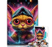1000 Pieces Jigsaw Puzzle for Adults& Teens Art Rabbits Puzzles for Teenagers,Secret Santa Gifts for Age 14 Years Up 38x26cm