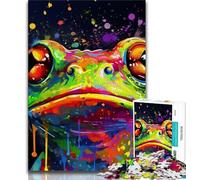 1000 Pieces Jigsaw Puzzle for Adults& Teens Art Tree Frogs Puzzles for Adults,Unique Birthday And Gifts for And Age 14 Years Up (size 38x26cm)