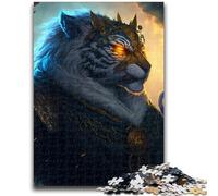 1000 Pieces Jigsaw Puzzle for Adults& Teens Astral Sorcerer Tigers Help The Brain Exercise Addictive Toys to Cultivate Patience Gift For Birthdays 26x38cm
