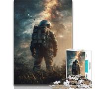 1000 Pieces Jigsaw Puzzle For Adults Teens Astronaut Art 1000 Piece Puzzle,Game Toys Every Piece Is Unique - Challenging Family Fun Game (size 38x26cm)