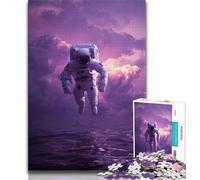 1000 Pieces Jigsaw Puzzle for Adults& Teens Astronaut Teenager Jigsaw,Classic Educational Games Beautiful Decoration (size 75x50cm)
