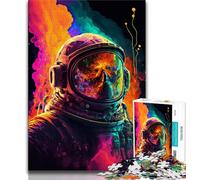 1000 Pieces Jigsaw Puzzle for Adults& Teens AstroNautical Adventure 1000 Piece Puzzle,Challenging Family Activity Games DIY Toy for Home Wall Decor Gifts (size 75x50cm)