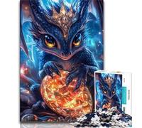 1000 Pieces Jigsaw Puzzle for Adults& Teens Baby Dragon Teenager Jigsaw,Educational Family Game Suitable for Desktop Decoration (size 38x26cm)