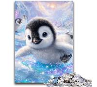 1000 Pieces Jigsaw Puzzle for Adults& Teens Baby Penguin Jigsaw,Educational Games Home Decoration Suitable for Desktop Decoration (50x75cm)