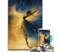 1000 Pieces Jigsaw Puzzle for Adults& Teens Ballet Dancer Teenager Puzzles,Educational Games Home Decoration Suitable for Desktop Decoration (size 38x26cm)