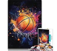1000 Pieces Jigsaw Puzzle For Adults Teens Basketball Shooting,Educational Family Game Wall Decoration Unique Birthday And Xmas Gifts 38x26cm