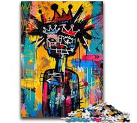 1000 Pieces Jigsaw Puzzle For Adults Teens Basquiat-style Art Stress Reliever Difficult Challenge Is Ideal As Gifts for The Whole Family 50x75cm