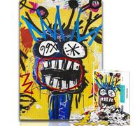 1000 Pieces Jigsaw Puzzle For Adults Teens Basquiat-style Child,Stress Reliever Difficult Challenge Every Piece Is Unique - Challenging Family Fun Game 50x75cm