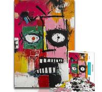 1000 Pieces Jigsaw Puzzle For Adults Teens Basquiat Style,Family Entertainment Toys Is Ideal As A Gift for The Whole Family 50x75cm