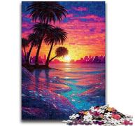 1000 Pieces Jigsaw Puzzle For Adults Teens Beautiful Beaches Scenery Jigsaw,Learning Educational Toys Family Games Gifts for Friends And Family (50x75cm)