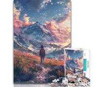 1000 Pieces Jigsaw Puzzle for Adults& Teens Beautiful Mountain Flowers 1000 Piece Jigsaw,Challenging Game Gifts for Is Ideal As A Gift for The Whole Family 50x75cm