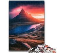 1000 Pieces Jigsaw Puzzle For Adults Teens Beautiful Mountains And Lakes for Age 14+ Intellectual Game Christmas Birthday Gifts 26x38cm