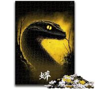 1000 Pieces Jigsaw Puzzle for Adults& Teens Beautiful Python Teenager Puzzles,Fun Games Wall Decoration Unique Birthday And Xmas Gifts (38x26cm)
