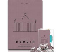 1000 Pieces Jigsaw Puzzle for Adults& Teens Berlin Germany,Toys Educational Games Stress Relieving Unique Birthday And Gifts (38x26cm)