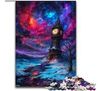 1000 Pieces Jigsaw Puzzle For Adults Teens Big Ben of The Universe, Stress Reliever Difficult Challenge Home Decoration Toys (size 26x38cm)