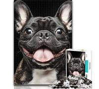 1000 Pieces Jigsaw Puzzle For Adults Teens Black Pug Puzzles for Adults,Relax Games Is Ideal As A Gift for The Whole Family 26x38cm