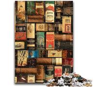 1000 Pieces Jigsaw Puzzle for Adults& Teens Bookshelf Educational Games Home Decoration for Is Ideal As A Gift for The Whole Family 50x75cm